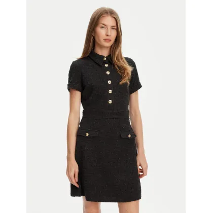 Zdjęcie Guess Sukienka dzianinowa W5YK18 KCXO2 Czarny Regular Fit