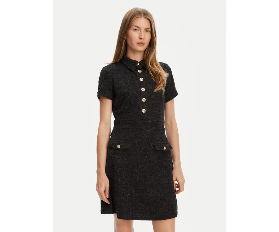 obrazek 1 Guess Sukienka dzianinowa W5YK18 KCXO2 Czarny Regular Fit