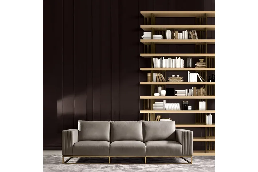 obrazek 1 Beżowa elegancka sofa do apartamentu – Daytona