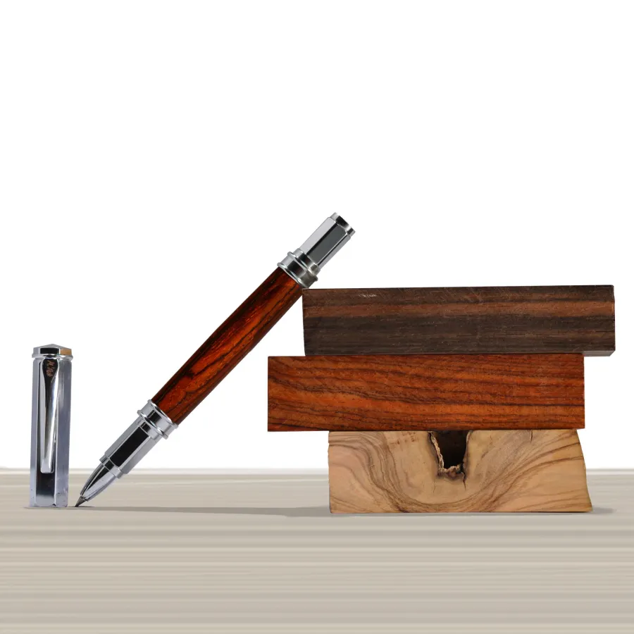obrazek 3 Elegancki długopis z drewna cocobolo - Artemisia Roller Cocobolo - M'Art