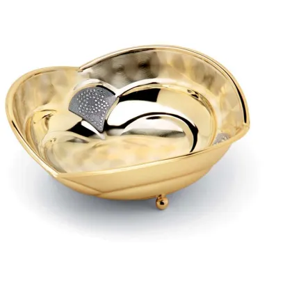 Zdjęcie Piękna misa z pozłacanego mosiądzu
