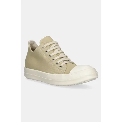 Zdjęcie Rick Owens tenisówki Low Sneaks kolor beżowy DS01E3802.DO