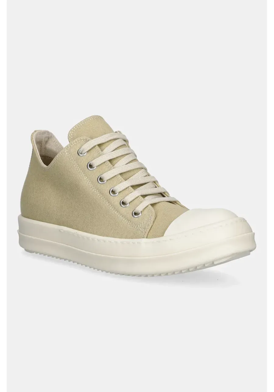 obrazek 1 Rick Owens tenisówki Low Sneaks kolor beżowy DS01E3802.DO