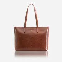 Picture Stylish large women's handbag made of natural leather