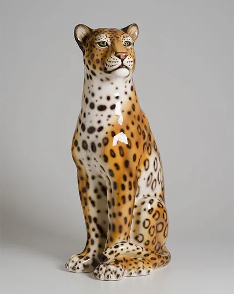 Picture Genialny ceramiczny leopard