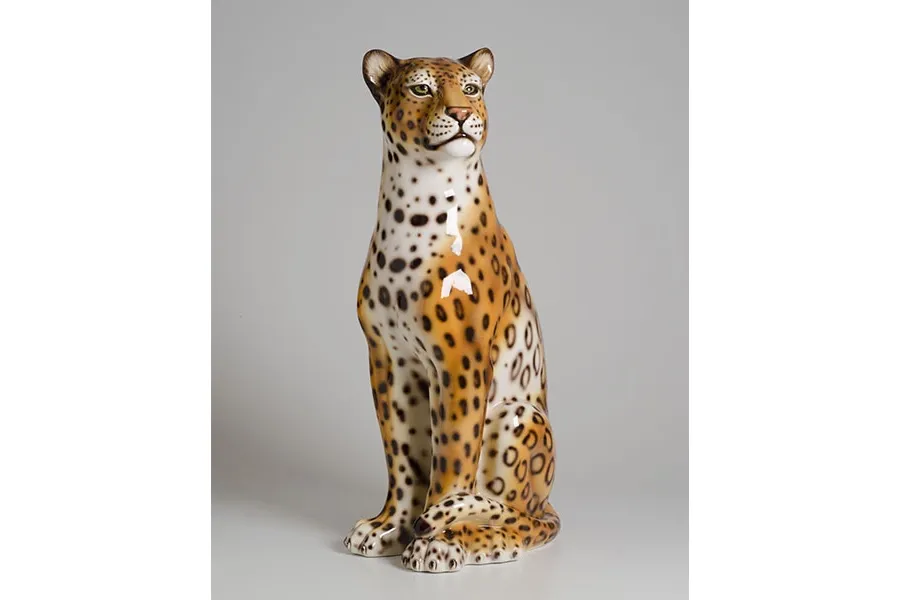 picture 1 Genuine ceramic figure of leopard