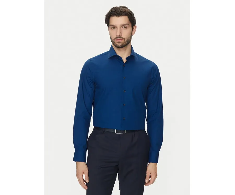 obrazek 1 Michael Kors Koszula MK0DS01291 Granatowy Slim Fit