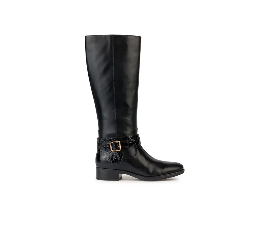 obrazek 1 Geox Oficerki D Felicity D36G1A 04340 C9999 Czarny