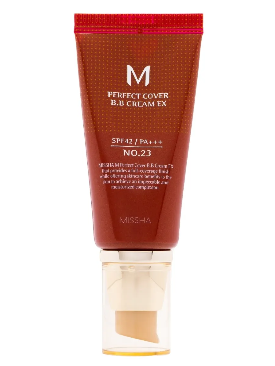 obrazek 1 Missha M Perfect Cover Krem BB SPF 42 PA+++ Natural Beige No 23 Natural Beige 50 ml