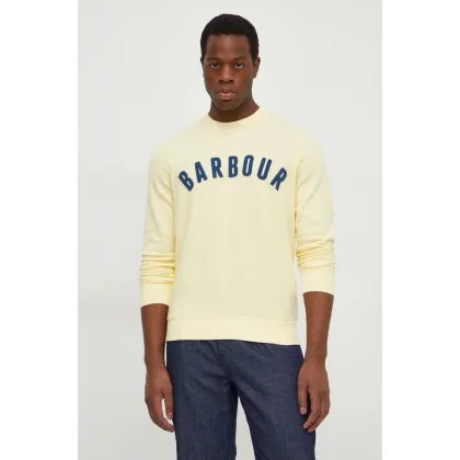 Zdjęcie Barbour bluza męska kolor żółty melanżowa MOL0101