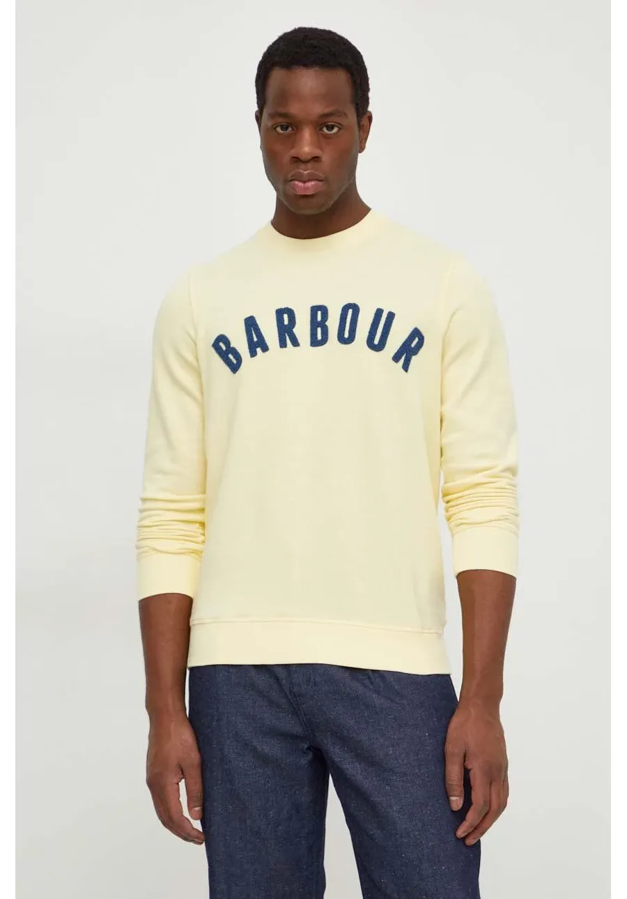 obrazek 1 Barbour bluza męska kolor żółty melanżowa MOL0101