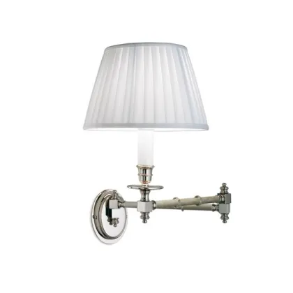 Zdjęcie Luksusowa lampa ścienna zdobiona antycznym srebrem płatkowym