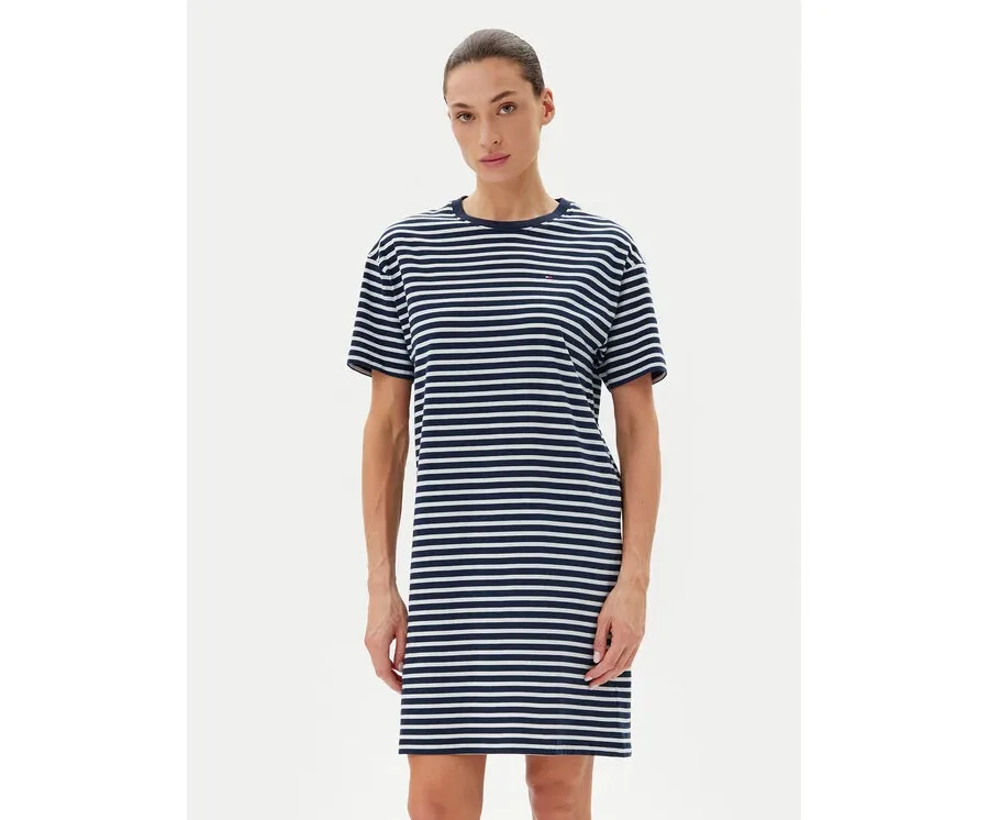 obrazek 1 Tommy Hilfiger Sukienka codzienna UW0UW05937 Granatowy Regular Fit