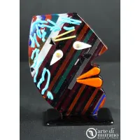 Picture Abstract Pop Art Picasso sculpture in Murano glass