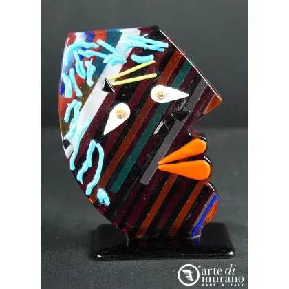 Zdjęcie Abstrakcyjny Pop Art rzeźba Picasso w szkle Murano