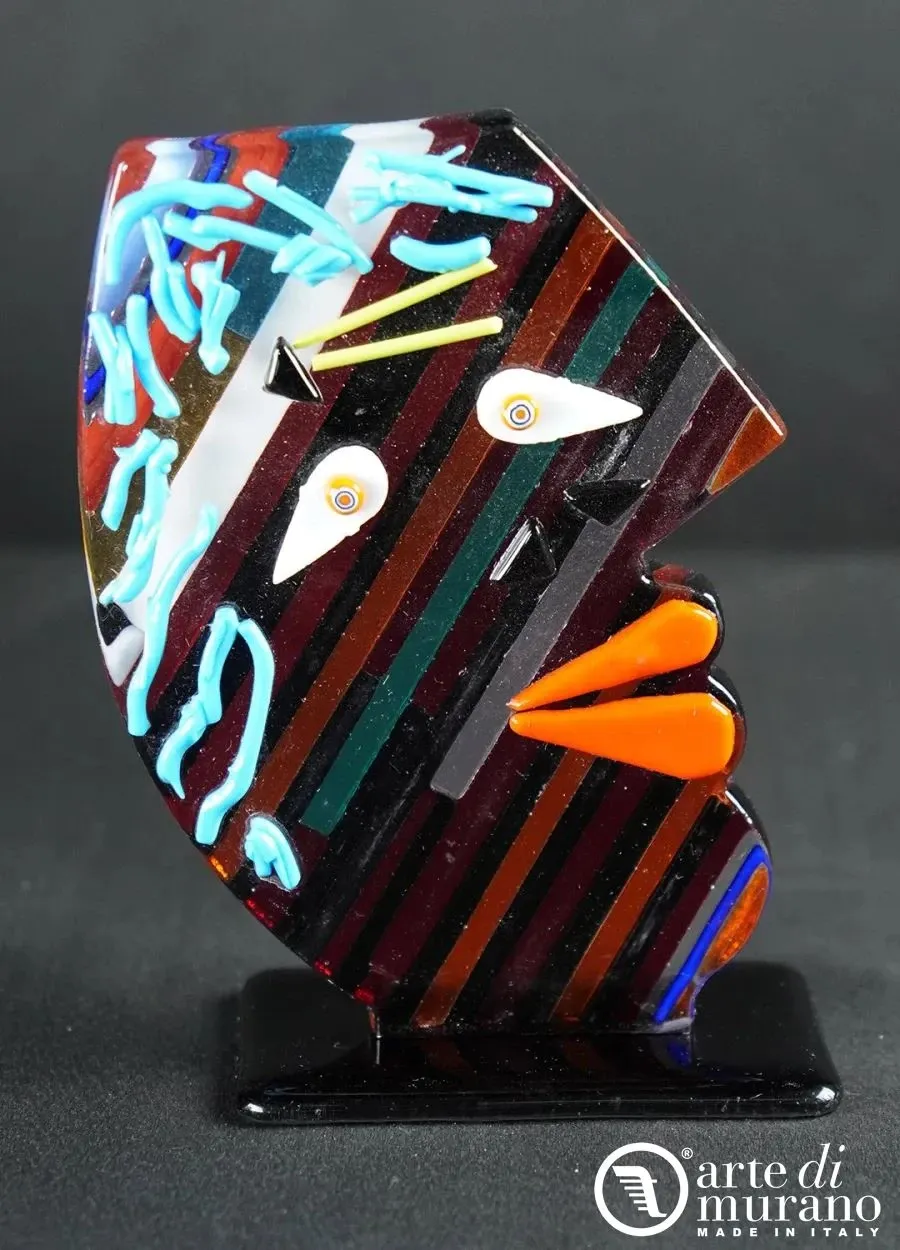 picture 1 Abstract Pop Art Picasso sculpture in Murano glass