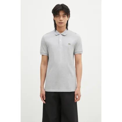 Zdjęcie Lacoste polo bawełniane kolor szary