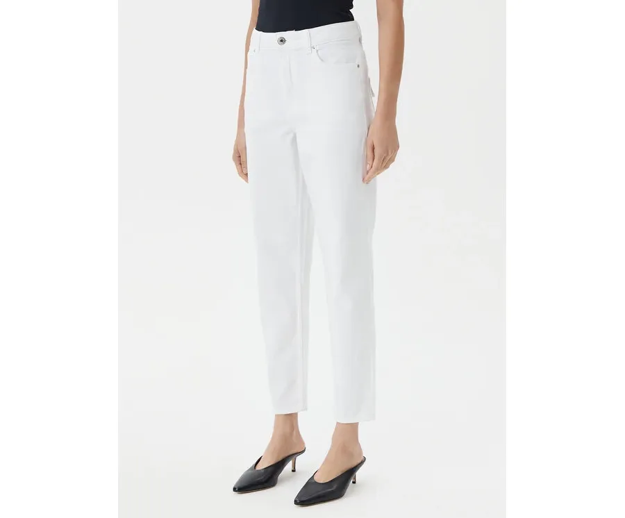 obrazek 1 Fracomina Jeansy FP25SVD005W77001 Biały Carrot Fit
