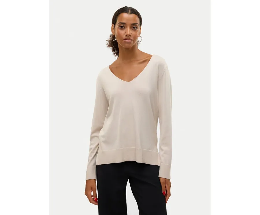 obrazek 1 Vero Moda Bluzka Silje 10320451 Beżowy Loose Fit