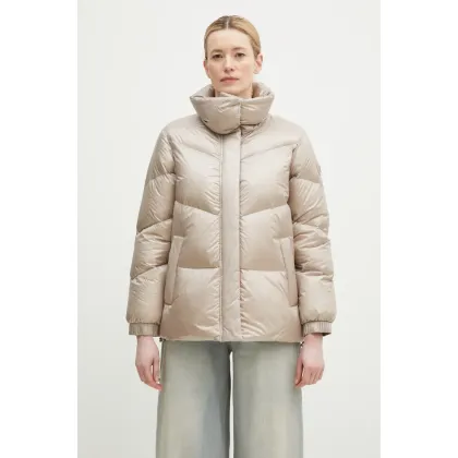 Zdjęcie Woolrich kurtka puchowa Aliquippa Puffer Jacket kolor beżowy zimowa CFWWOU0925FRUT3085