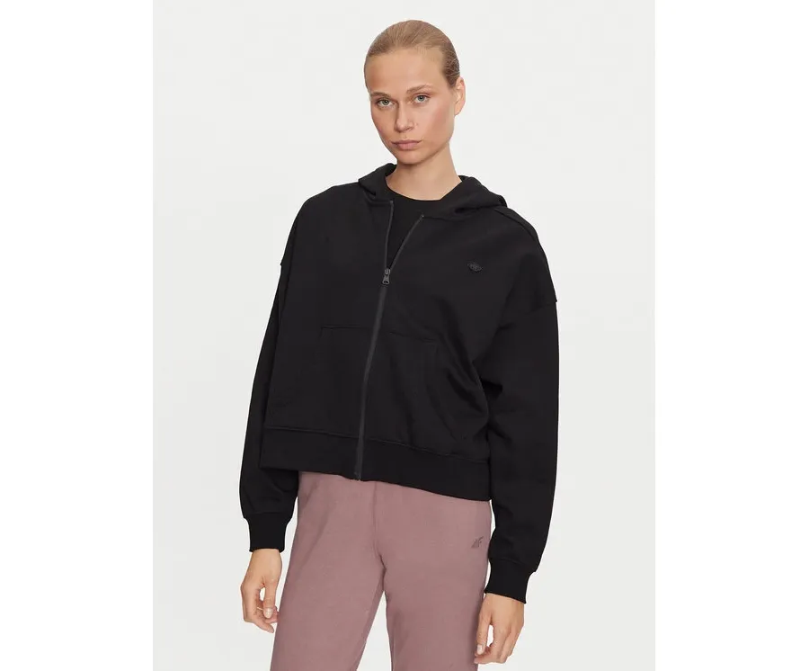 obrazek 1 4F Bluza 4FWAW24TSWSF1306 Czarny Regular Fit