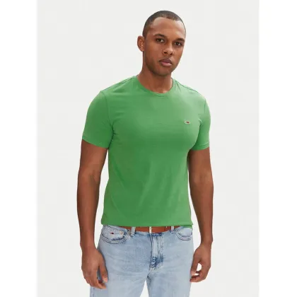 Zdjęcie Tommy Jeans T-Shirt Jaspe DM0DM20363 Zielony Slim Fit