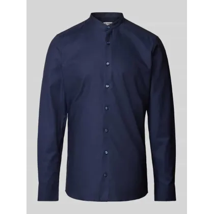 Zdjęcie Koszula biznesowa o kroju slim fit z listwą guzikową