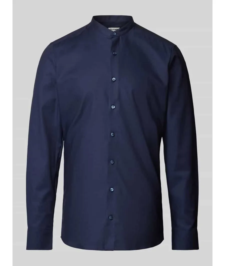 obrazek 1 Koszula biznesowa o kroju slim fit z listwą guzikową