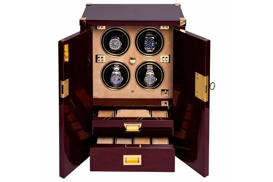 obrazek 4 Rotomat na 4 zegarki 4 Watch Mariners Chest Mahogany W284