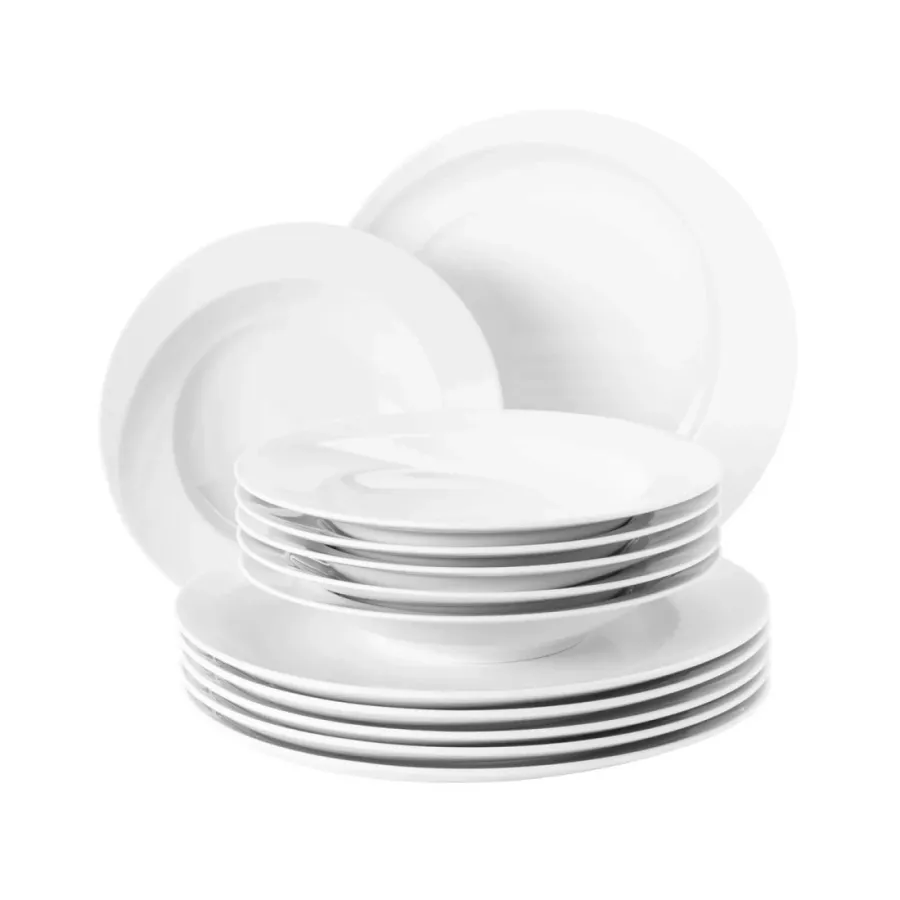 obrazek 1 Ekskluzywna porcelanowa 12-elementowa zastawa obiadowa - Seltmann Weiden