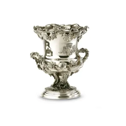 Picture Silver champagne bucket + glasses and free champagne