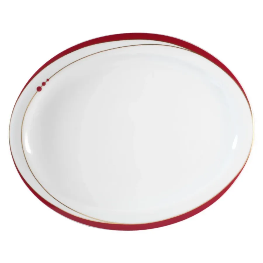 obrazek 1 Porcelanowy owalny półmisek 31,5x26 cm w stylu nowoczesnym - Seltmann Weiden
