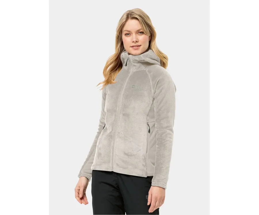 obrazek 1 Jack Wolfskin Polar Rotwand Hooded Fz 1710742 Szary Regular Fit