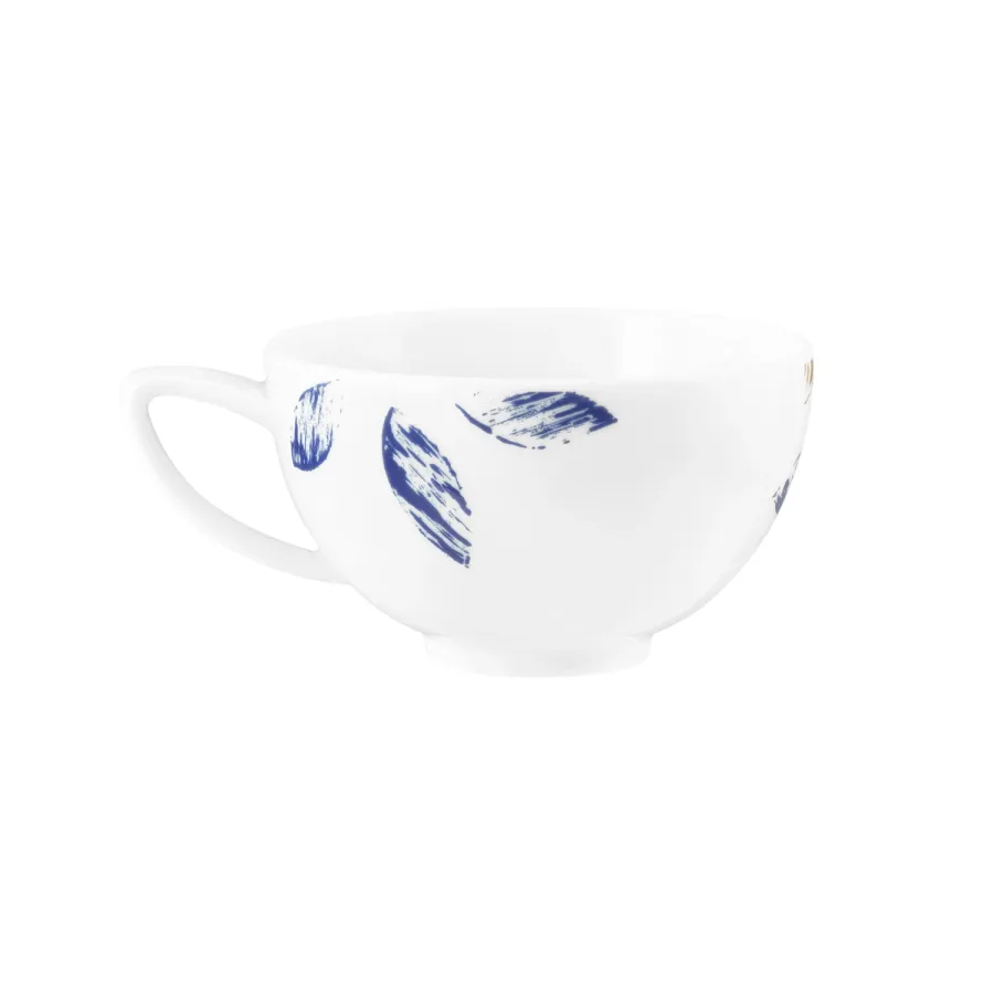 obrazek 2 Ekskluzywna mała porcelanowa filiżanka do herbaty o pięknym zdobieniu – Tettau