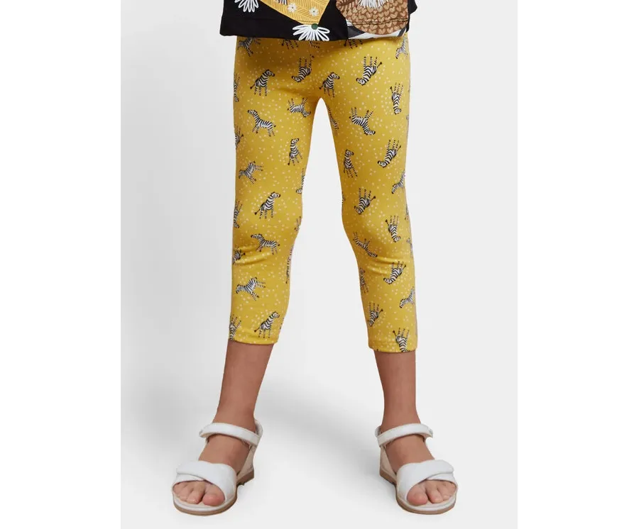obrazek 1 Mayoral Legginsy 3702 Żółty Slim Fit