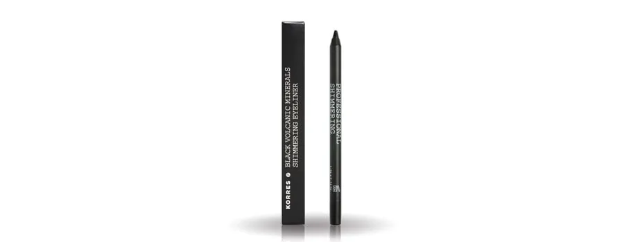 obrazek 1 KORRES Black Volcanic Minerals Shimmering Eyeliner Kredka w sztyfcie 1.2 g Nr. 01 - Black