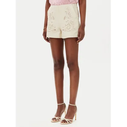 Zdjęcie TWINSET Szorty materiałowe 251TP2162 Beżowy Regular Fit