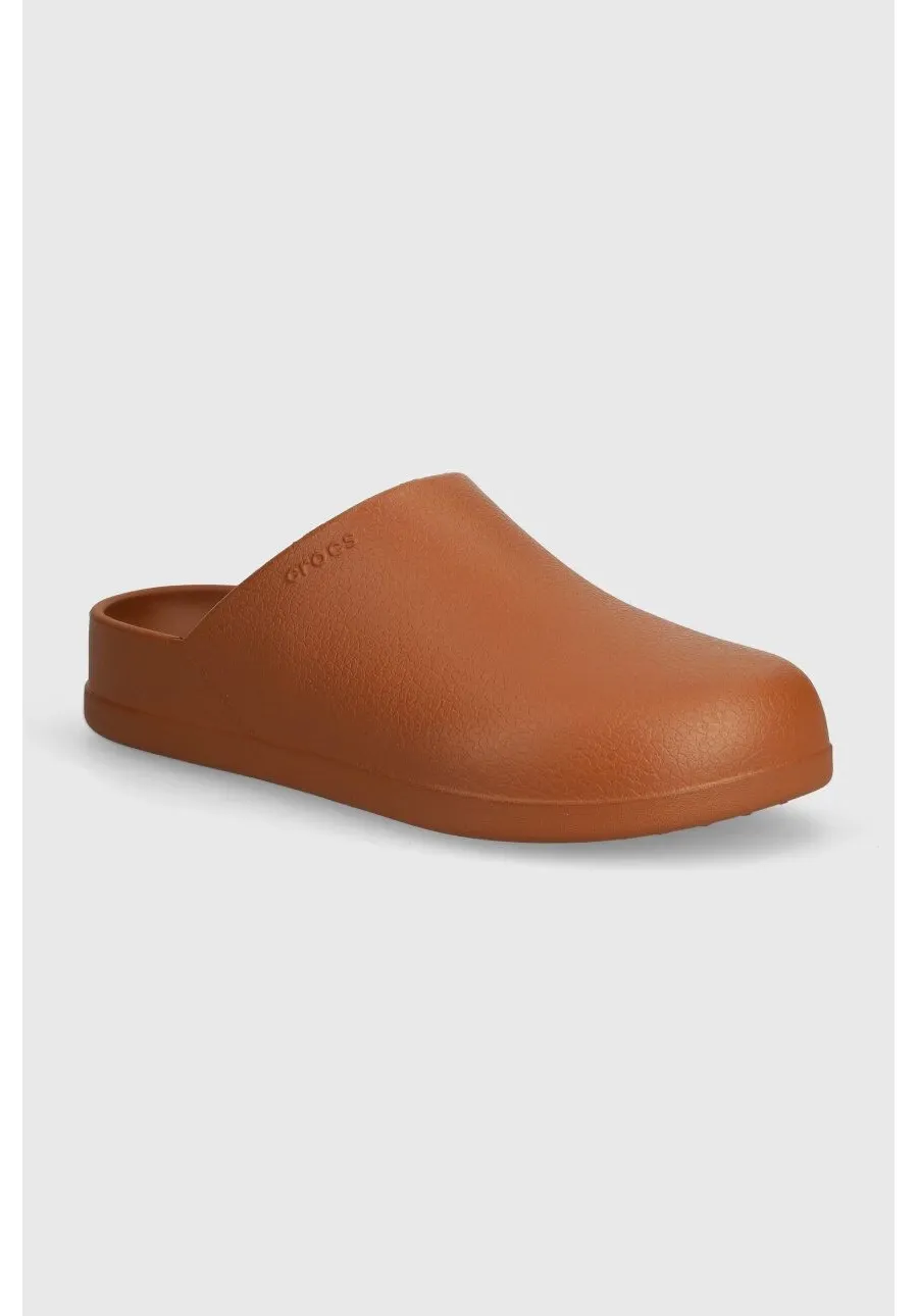 obrazek 1 Crocs klapki Dylan Clog męskie kolor brązowy 209366