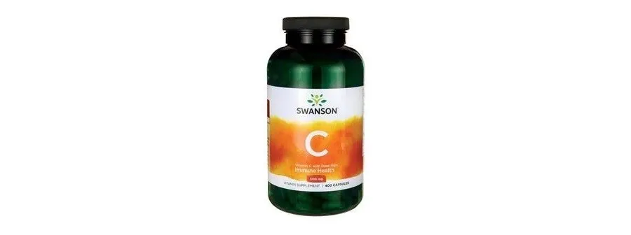 obrazek 1 Swanson Witamina C 500 mg + Dzika Róża Kapsułki