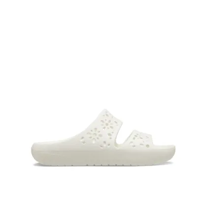 Zdjęcie Crocs Klapki Classic Floral Cutout Sandal 210966 Biały