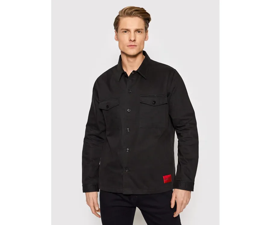 obrazek 1 Hugo Kurtka jeansowa Enalu 50468744 Czarny Regular Fit HUGO