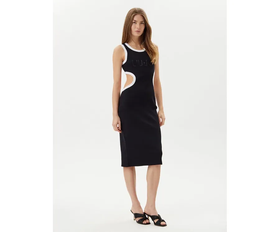 obrazek 1 Liu Jo Sukienka letnia VA5043 J4822 Czarny Regular Fit