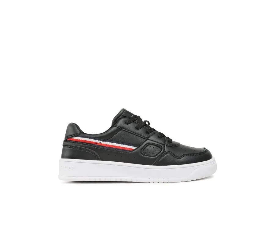 obrazek 1 Tommy Hilfiger Sneakersy Stripes Low Cut Lace-Up Sneaker T3X9-32848-1355 S Czarny