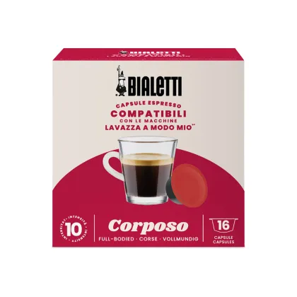 Zdjęcie Bialetti - kawa w kapsułkach Lavazza a Modo Mio - Corposo - 16 kapsułek BIALETTI