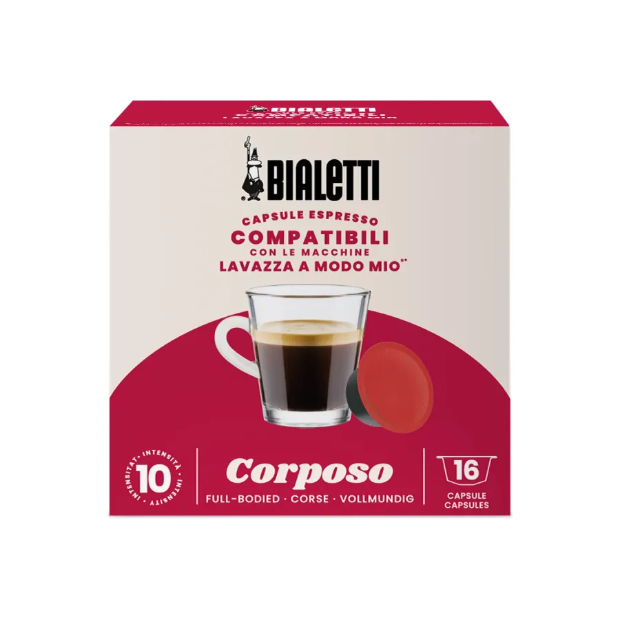 obrazek 1 Bialetti - kawa w kapsułkach Lavazza a Modo Mio - Corposo - 16 kapsułek BIALETTI