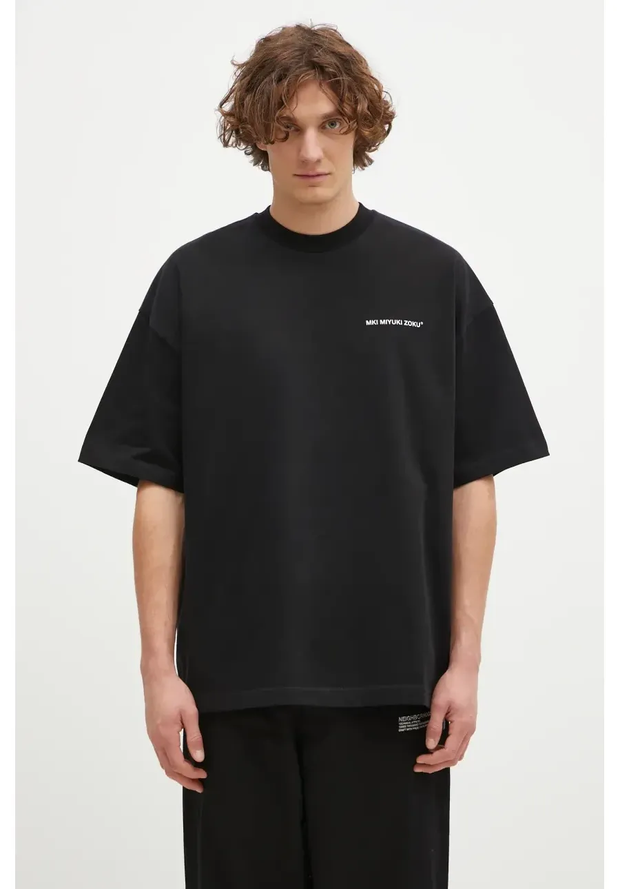 obrazek 1 MKI MIYUKI ZOKU t-shirt bawełniany Uniform męski kolor czarny z nadrukiem UNIFORM.TSHIRT