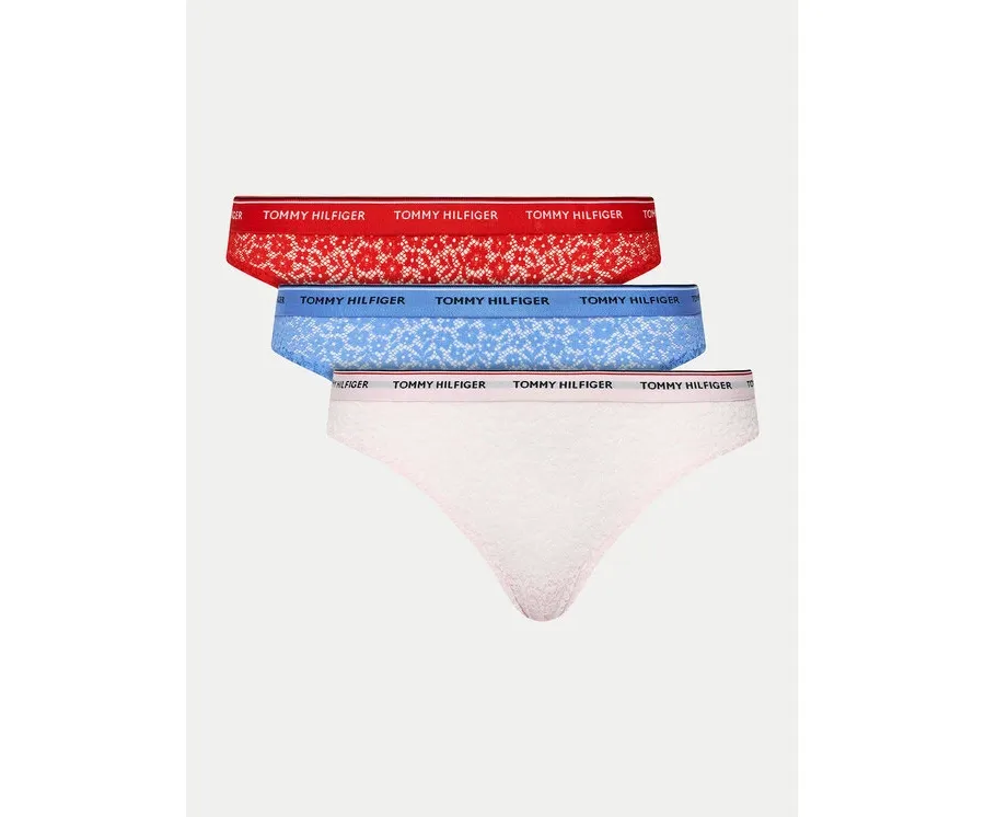 obrazek 1 Tommy Hilfiger Komplet 3 par fig klasycznych UW0UW04897 Kolorowy