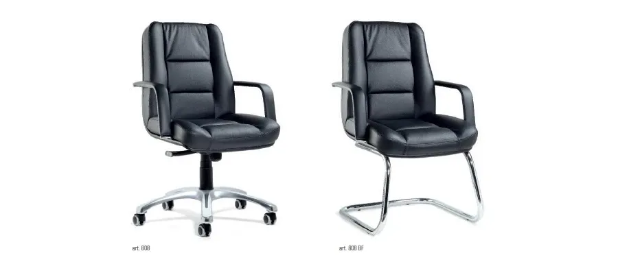 picture 2 Black elegant classic armchair for Zefla office