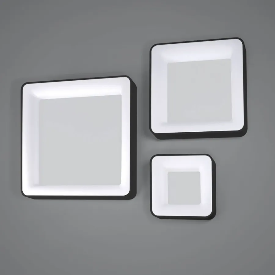 obrazek 2 Włoski czarny plafon INNER S 80W, 4800lm, 3000K