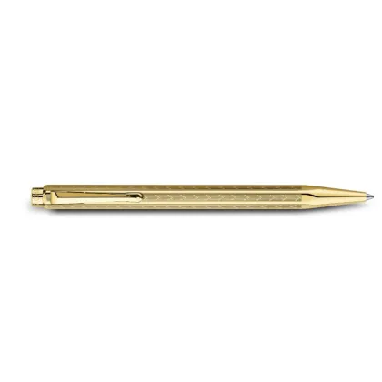 Picture Gold-plated Ecridor Chevron ballpoint pen
